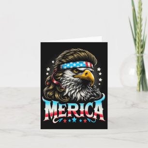 Tarjeta 4 De Julio Patriótico Funny Eagle 4 De Julio Usa M