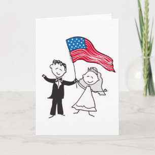 Tarjeta 4 de julio Regalos de boda
