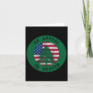 Tarjeta 4 De Julio Una Apelación Al Cielo Bandera Pino Fla