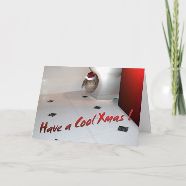 Tarjeta 4 de Navidad del conejito (Anverso)