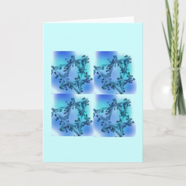 Tarjeta 4 estrellas de David (Anverso)