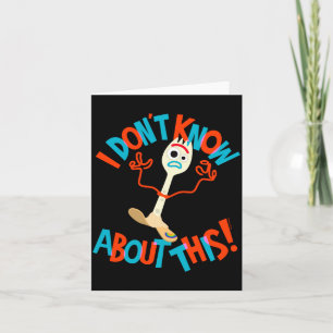 Tarjeta 4 Forky No Sé Nada De Esto 