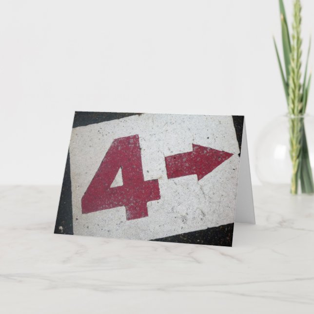 Tarjeta 4ta muestra del cumpleaños (Anverso)