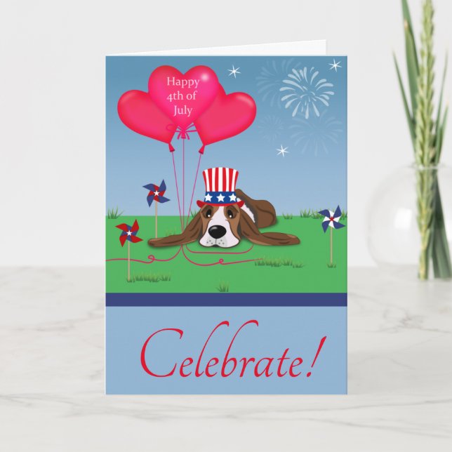 Tarjeta 4th Of July (Anverso)
