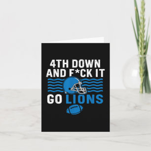 Tarjeta 4to Down Y Jdrs Vamos Leones 