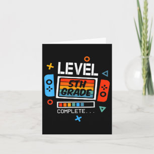 Tarjeta 5º Grado Completado El Último Día Del Video Escola