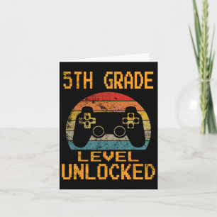 Tarjeta 5º Grado Grado Jugador De Video Desbloqueado De Vu