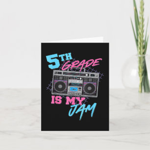 Tarjeta 5º Grado: Mis Jam Divertidos Profesores