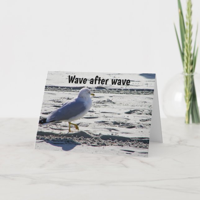 TARJETA **50º CUMPLEAÑOS** SEAGULL HUMOR (Anverso)