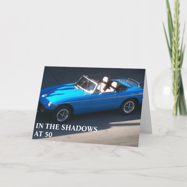 TARJETA ***50º CUMPLEAÑOS*** SHINE BABY SHINE (Anverso)