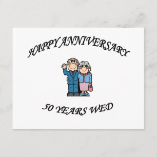 TARJETA 50.ª. ANIVERSARIO