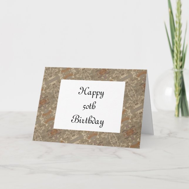 Tarjeta 50.º cumpleaños (Anverso)