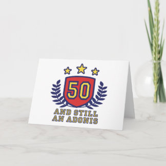 Tarjeta 50.º cumpleaños