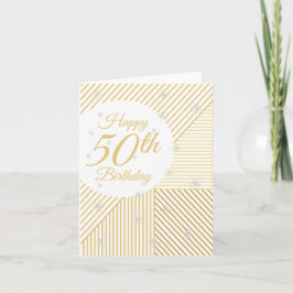 Tarjeta 50.º cumpleaños