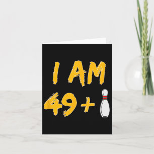 Tarjeta 50.º cumpleaños Bowling Shirt Funny Bowler Fiesta