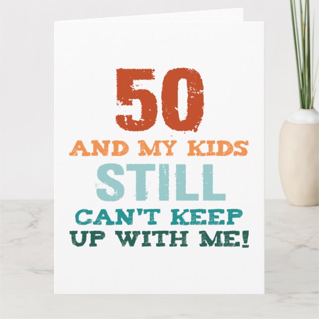 Tarjeta 50.º Cumpleaños De Los Padres (Anverso)