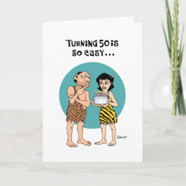 Tarjeta 50.º Cumpleaños Es Tan Fácil