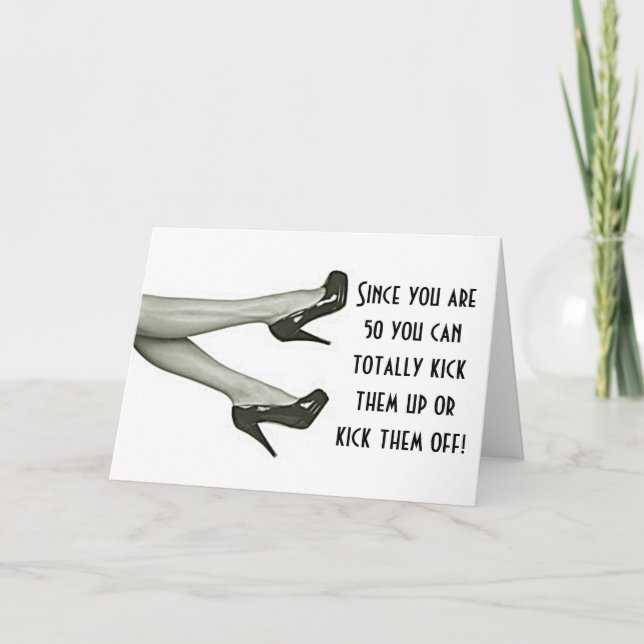 TARJETA 50.º CUMPLEAÑOS SAQUE DE LOS CORAZONES O LOS ARROJ (Anverso)