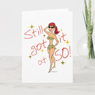 Tarjeta 50.º Cumpleaños Todavía Lo Tiene