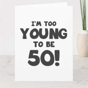 Tarjeta 50.º humor de cumpleaños
