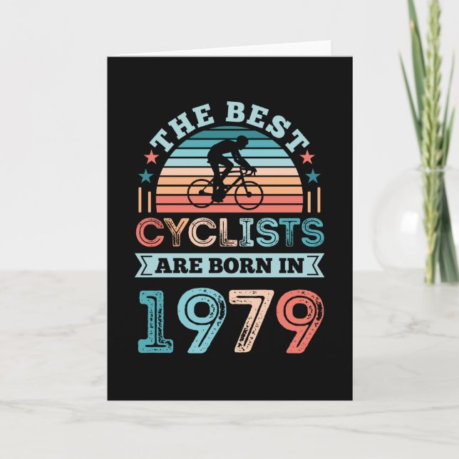 Tarjeta 50.º Regalo de ciclismo de cumpleaños mejor ciclis (Anverso)