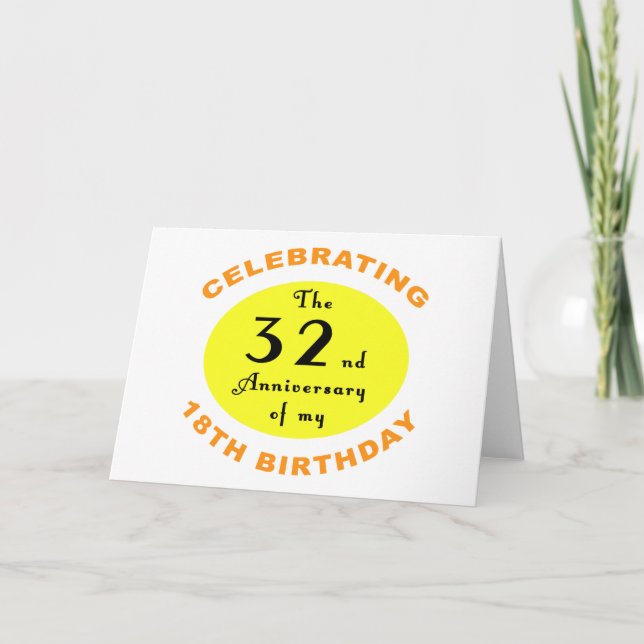 Tarjeta 50.º regalo de la bolsa de cumpleaños (Anverso)
