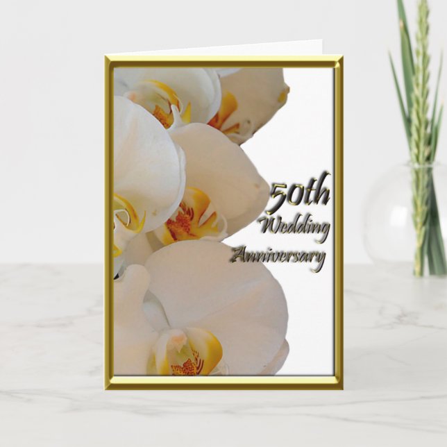 Tarjeta 50° aniversario (en blanco) (Anverso)