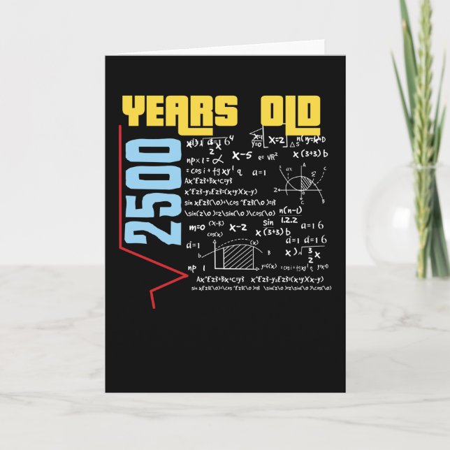 Tarjeta 50 años Cumpleaños (Anverso)