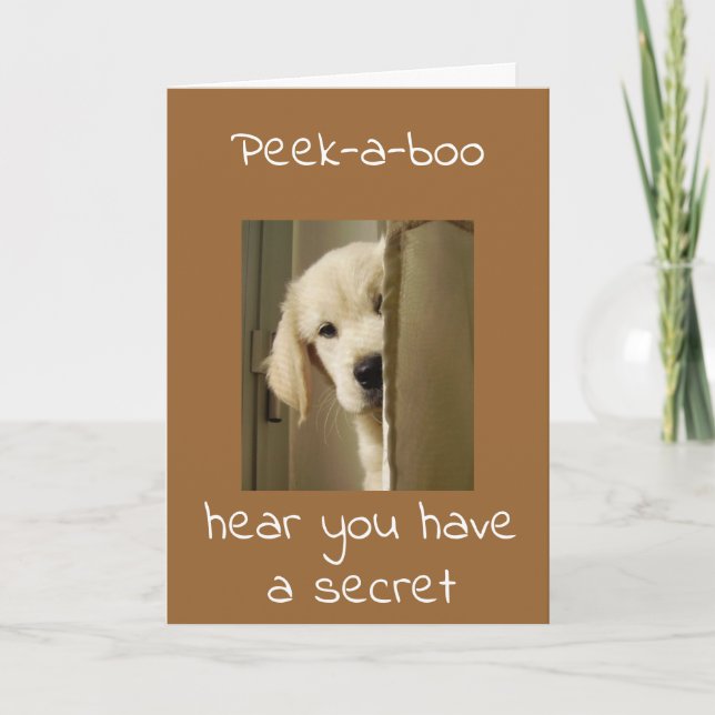 TARJETA *50 CUMPLEAÑOS* EL PERRO ES SÓLO UN TRABAJADOR POR (Anverso)