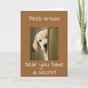 TARJETA *50 CUMPLEAÑOS* EL PERRO ES SÓLO UN TRABAJADOR POR