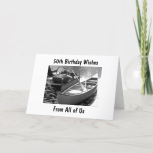 TARJETA "50" DESEOS DE CUMPLEAÑOS DE TODOS NOSOTROS