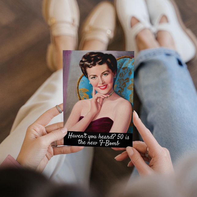 Tarjeta 50 Es El Famoso Cumpleaños Retro De La Bomba (Subido por el creador)