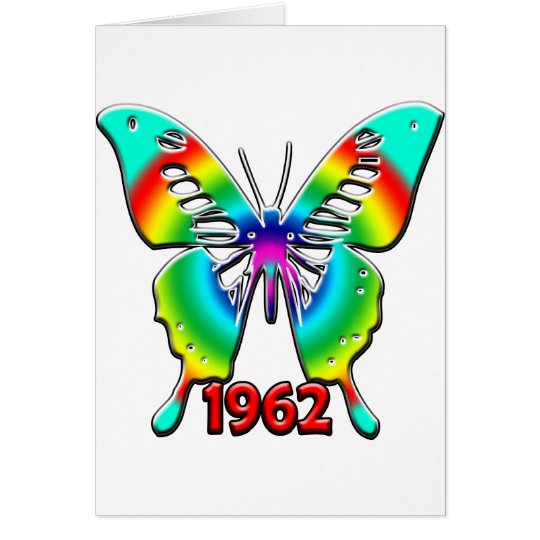 Tarjeta 50.o Regalos de cumpleaños, 1962