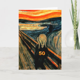 Tarjeta 50... Regalos de cumpleaños, ¡El Grito 50!
