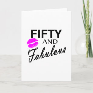 Tarjeta 50 y fabuloso