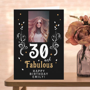 Tarjeta 50 y Fabuloso Follaje Cumpleaños 50 Foto 
