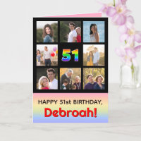 51° cumpleaños: Arcoiris divertido #, fotos Person