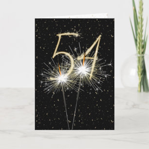 Tarjeta 54.º aniversario de los bodas