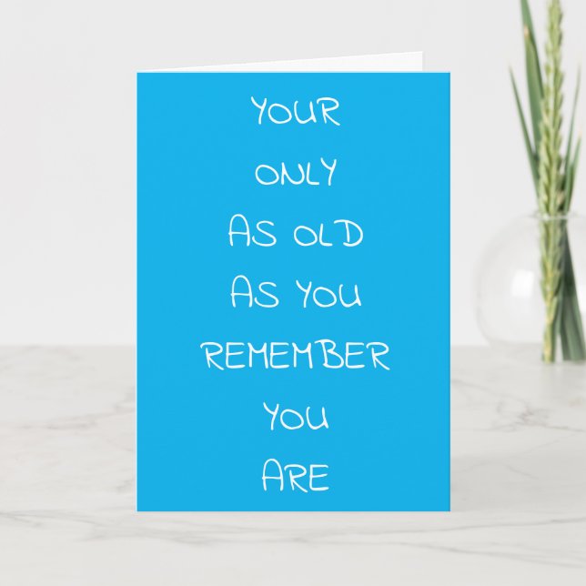 TARJETA **55º CUMPLEAÑOS** HUMOR PARA AMIGOS Y FAMILIA (Anverso)