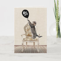 55º cumpleaños Tabby Cat en la presidencia