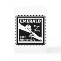 55 años del aniversario del boda Esmeralda