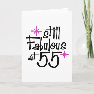 Tarjeta 55 cumpleaños