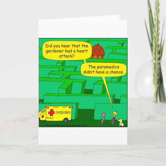 Tarjeta 561 personalizado de infarto de labranza de jardín (Anverso)