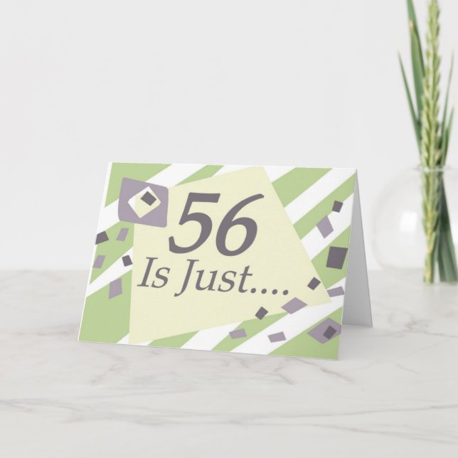 Tarjeta 56.o Cumpleaños (Anverso)