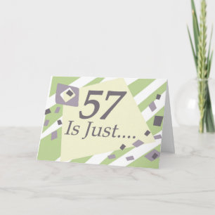 Tarjeta 57 cumpleaños