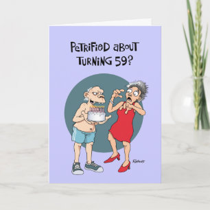 Tarjeta ¿59º cumpleaños?... ¿Otra vez?