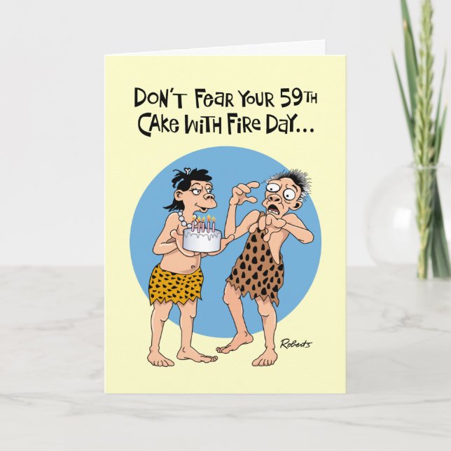 Tarjeta 59.º saludo de cumpleaños (Anverso)