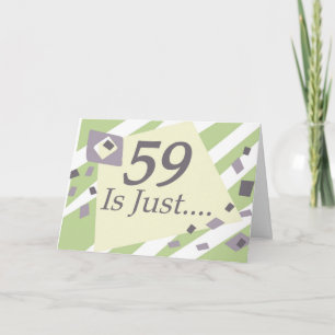 Tarjeta 59 cumpleaños