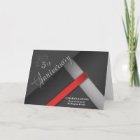 5.º aniversario de negocios sombras de gris con ro