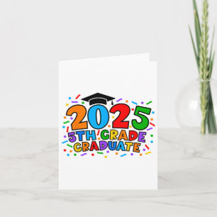 Tarjeta 5.º Graduado 2025 Cl De Graduación De 2022